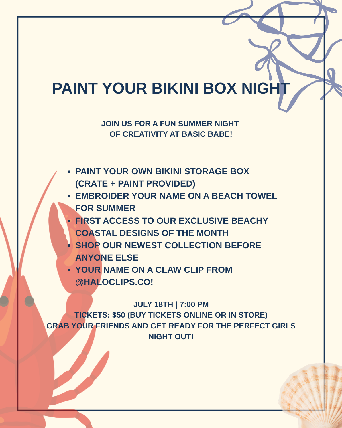 BIKINI CRATE NIGHT