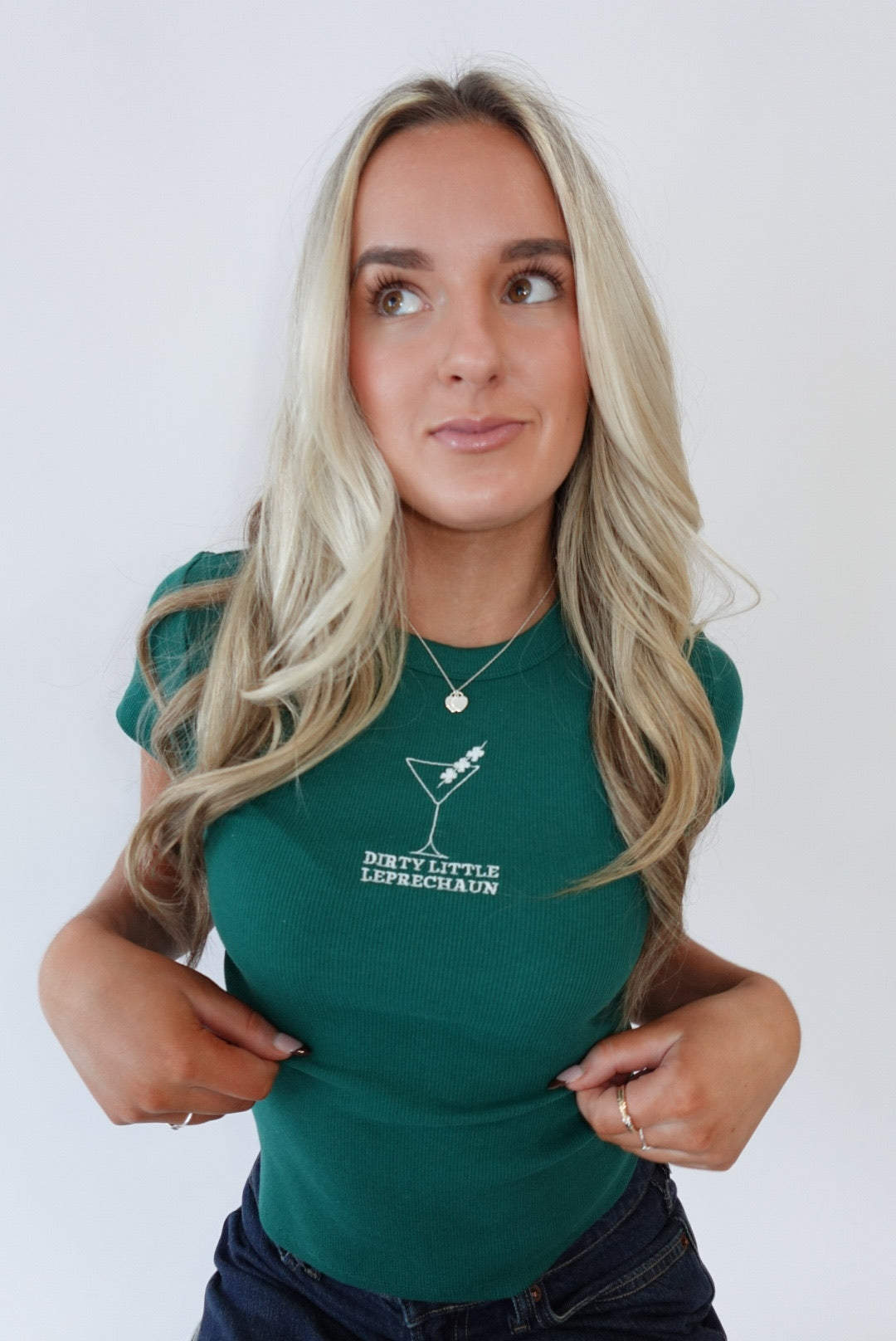 Dirty Little Leprechaun Ribbed Tee