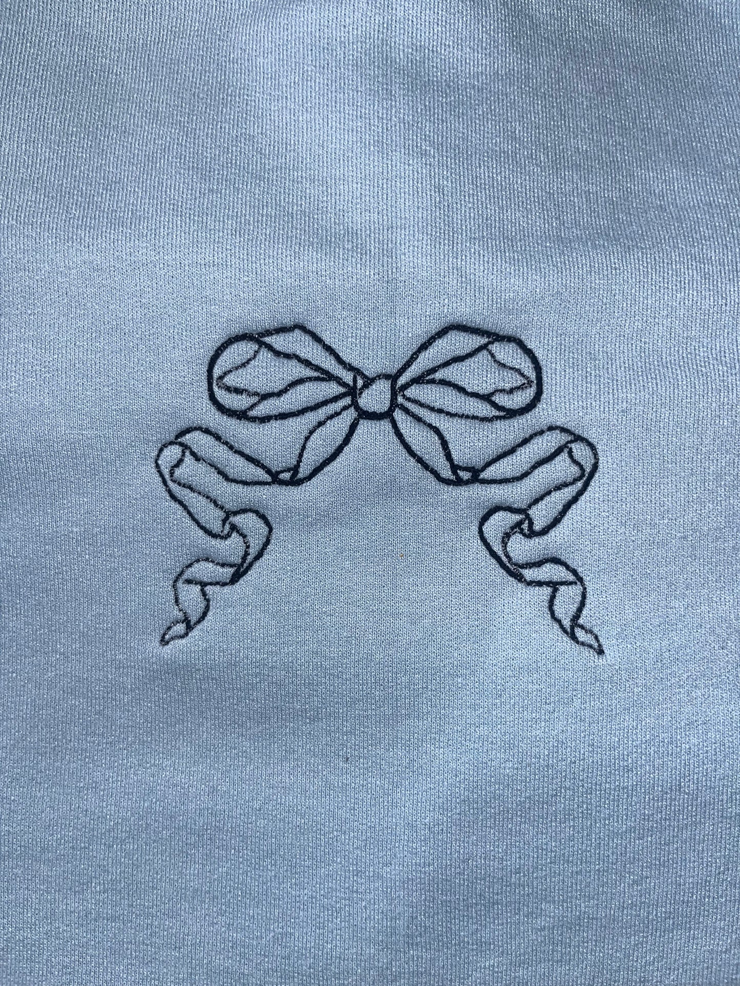 Coquette Ribbon Crewneck