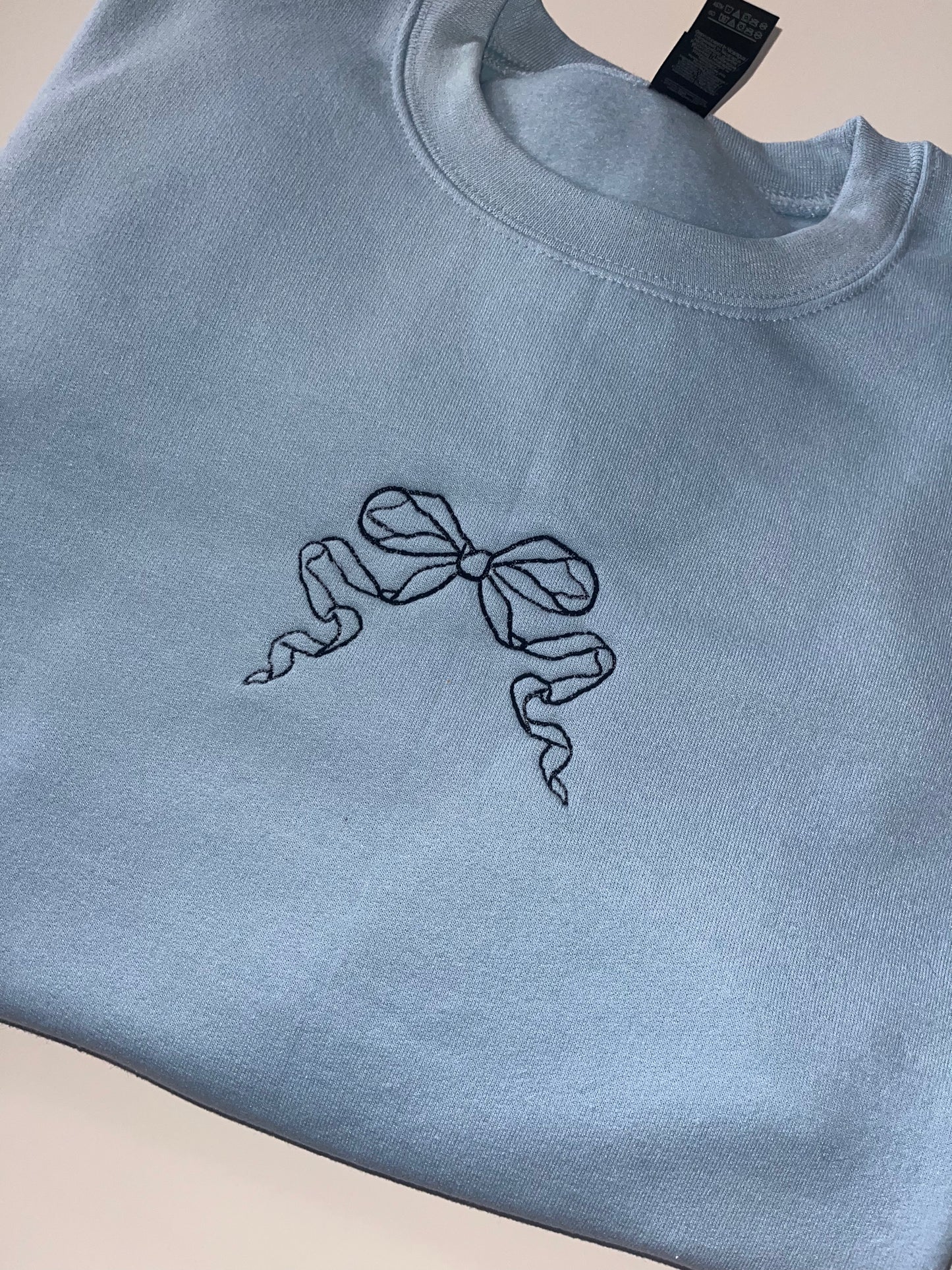 Coquette Ribbon Crewneck