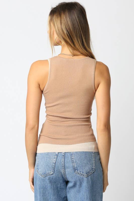 Jordyn Layered Scoop Neck Tank