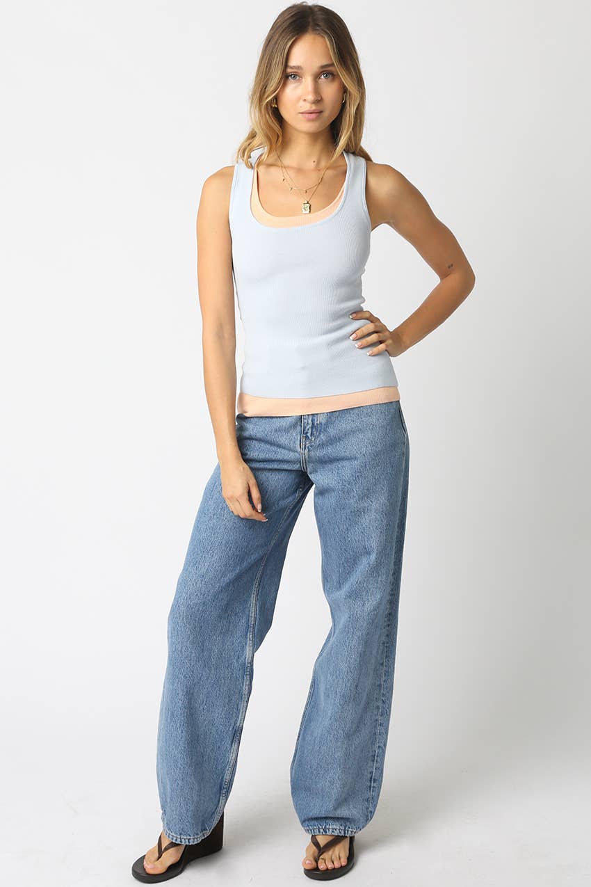 Jordyn Layered Scoop Neck Tank