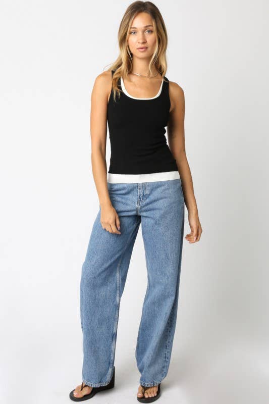 Jordyn Layered Scoop Neck Tank