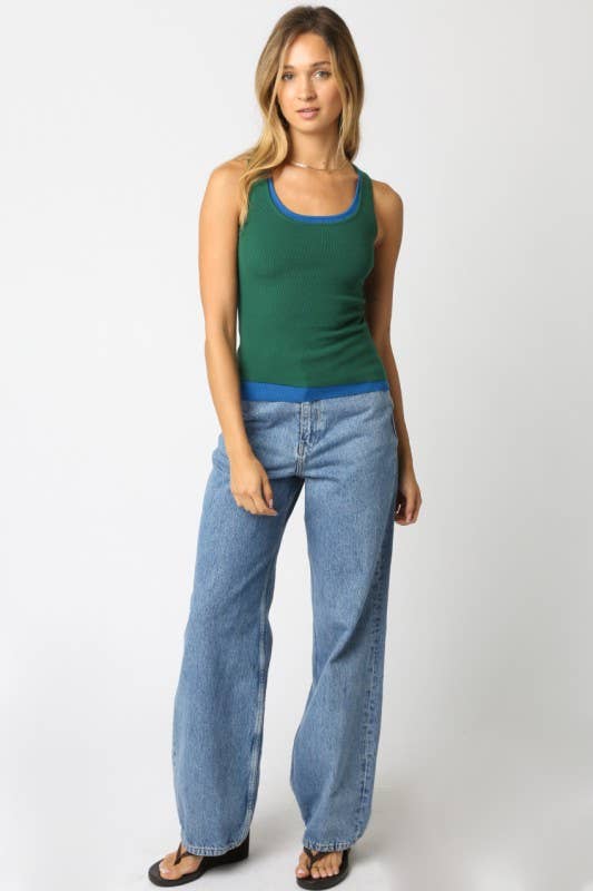 Jordyn Layered Scoop Neck Tank