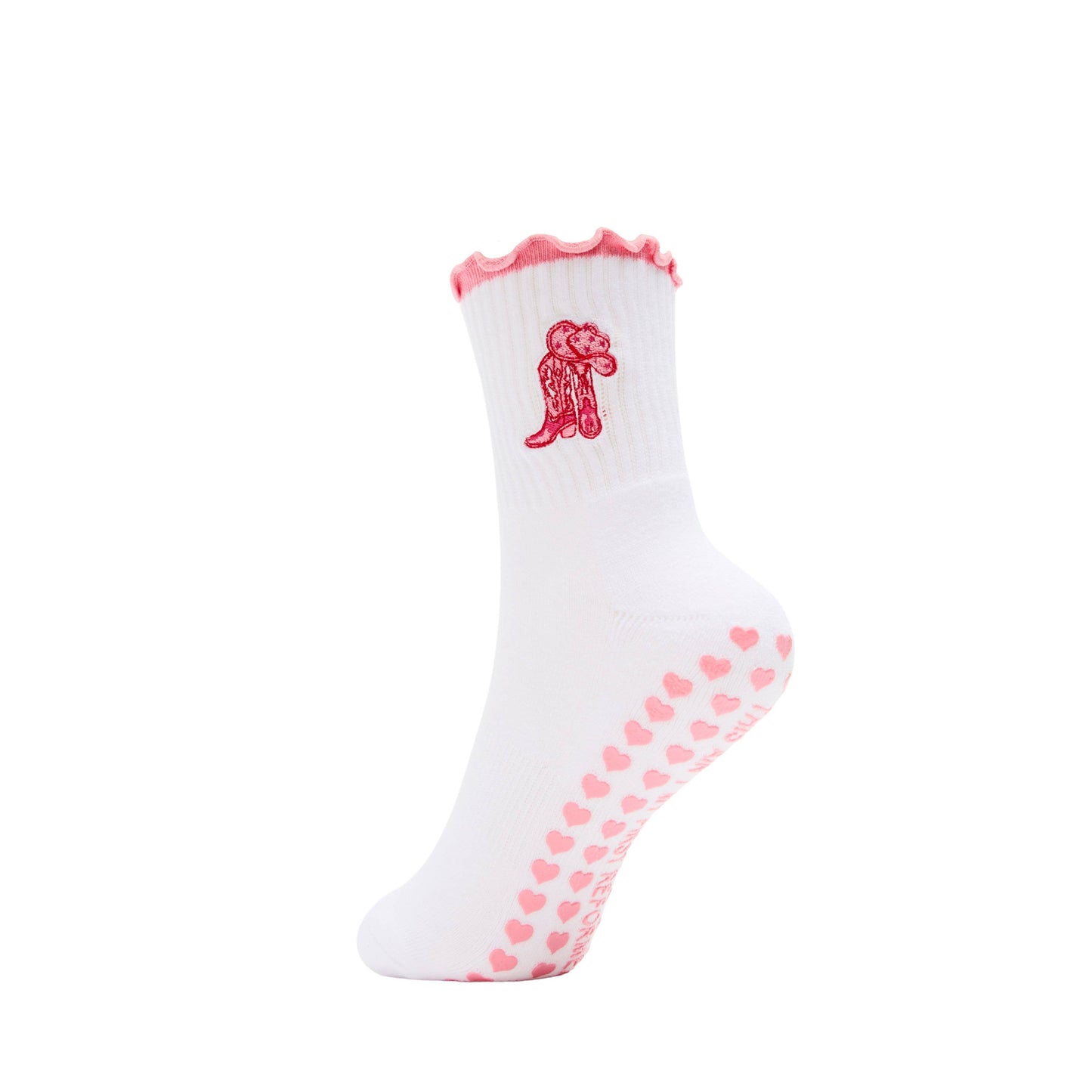 This Ain't My First Reformer Ride Cowgirl Grip Socks