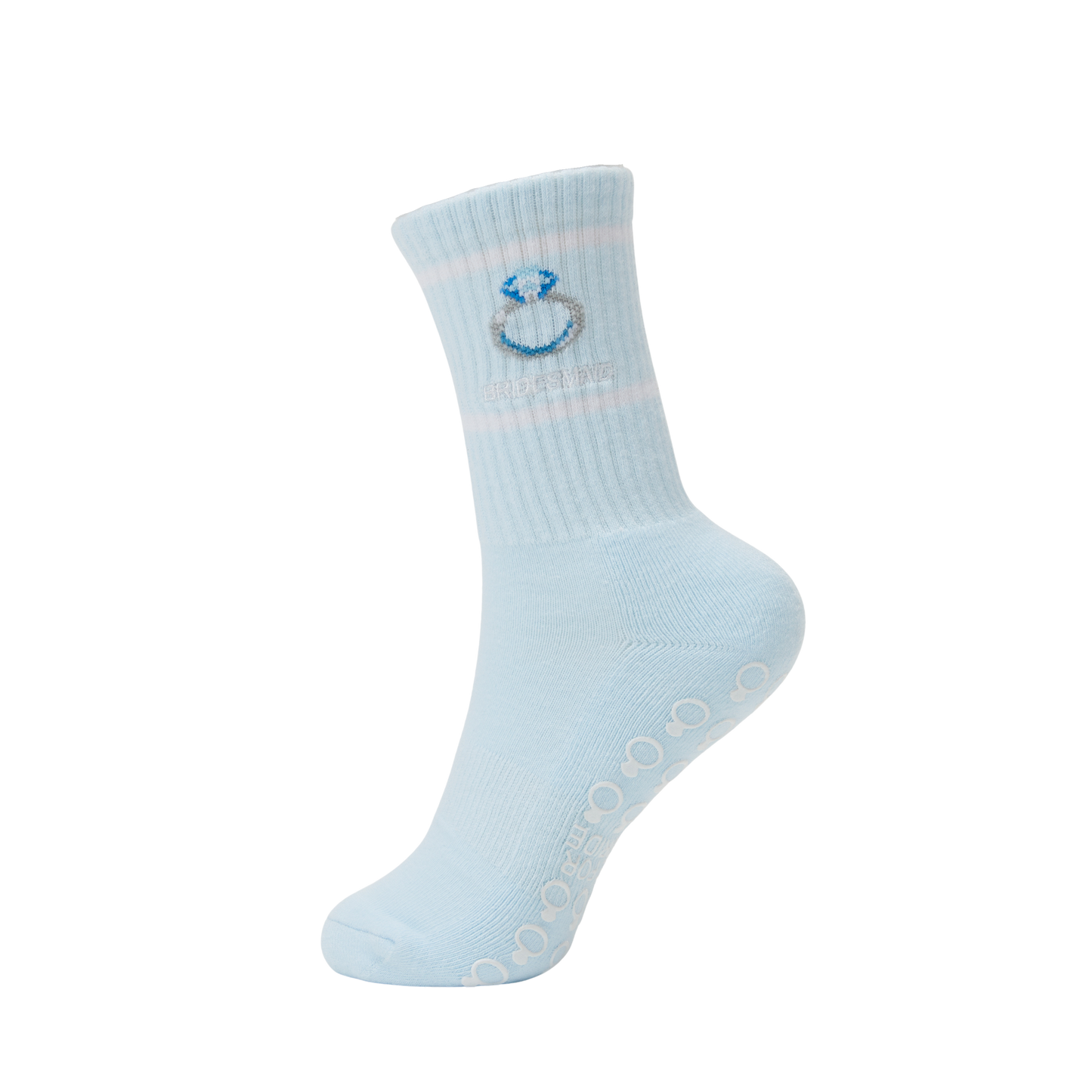 'Here for the Bride' Bridesmaid Grip Socks