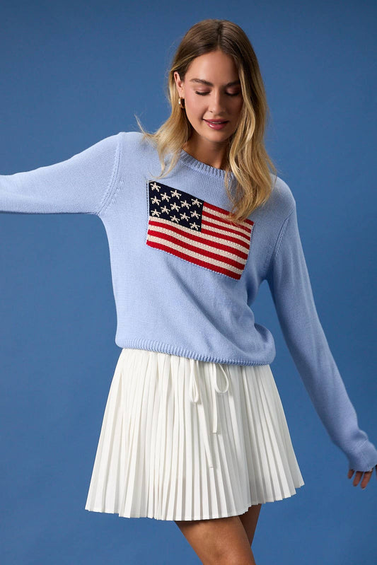Blue USA Flag