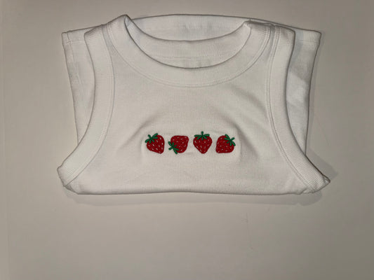 Strawberry Stitch Tank