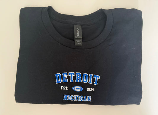 Detroit football t-shirt