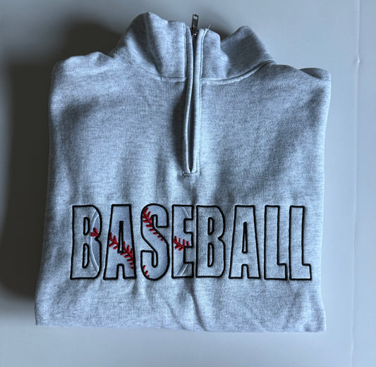 Baseball Quarterzip