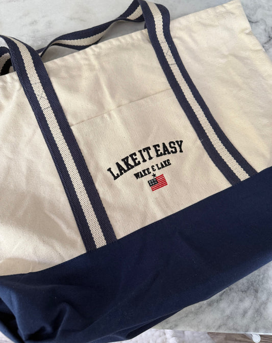 Lake it Easy Tote Bag