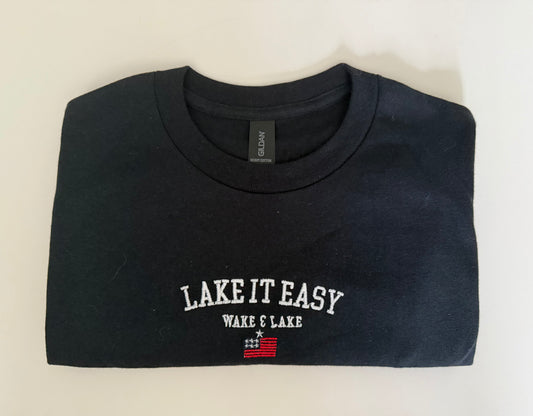 lake it easy t-shirt