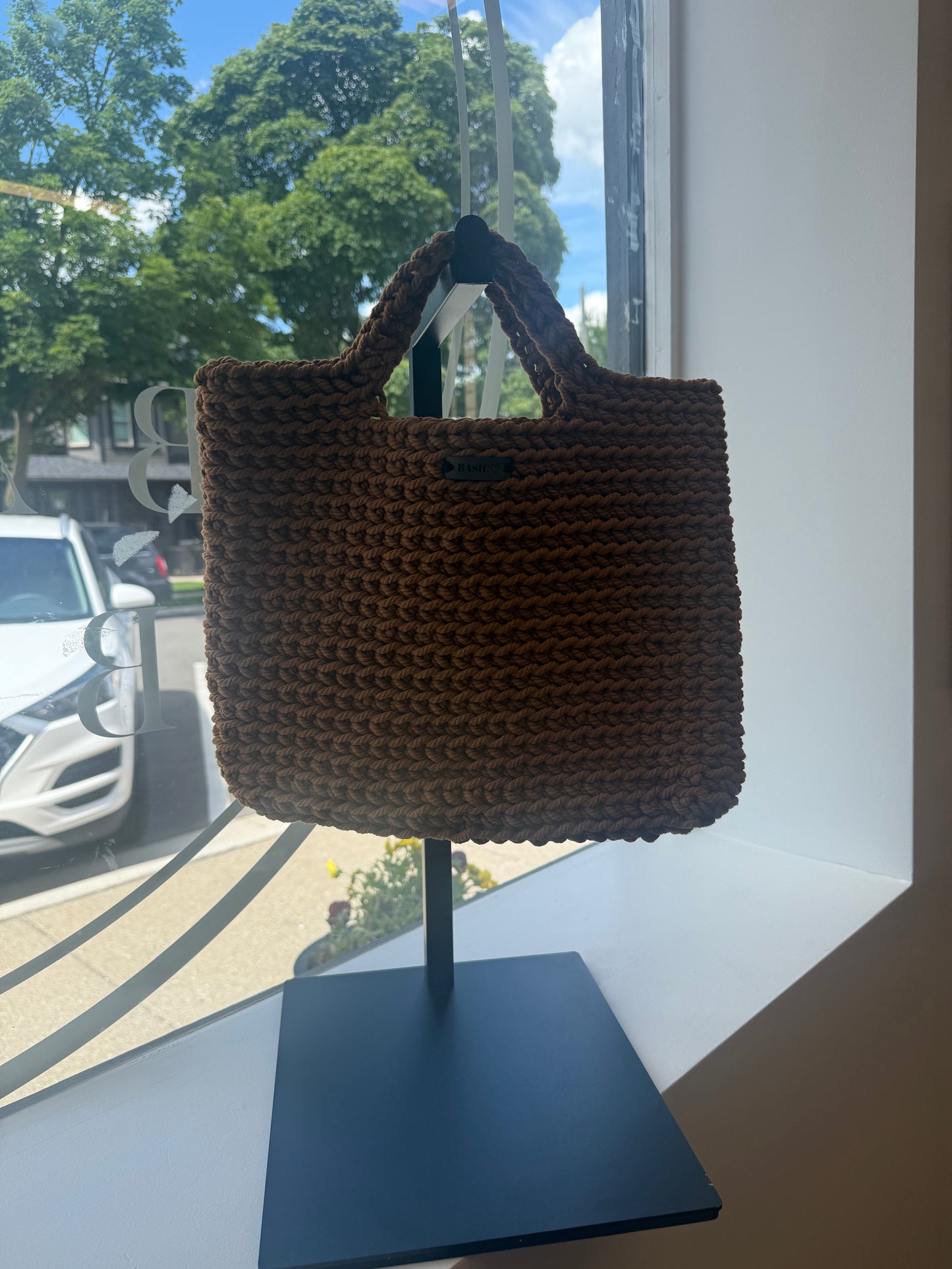 Brown Crochet Bags