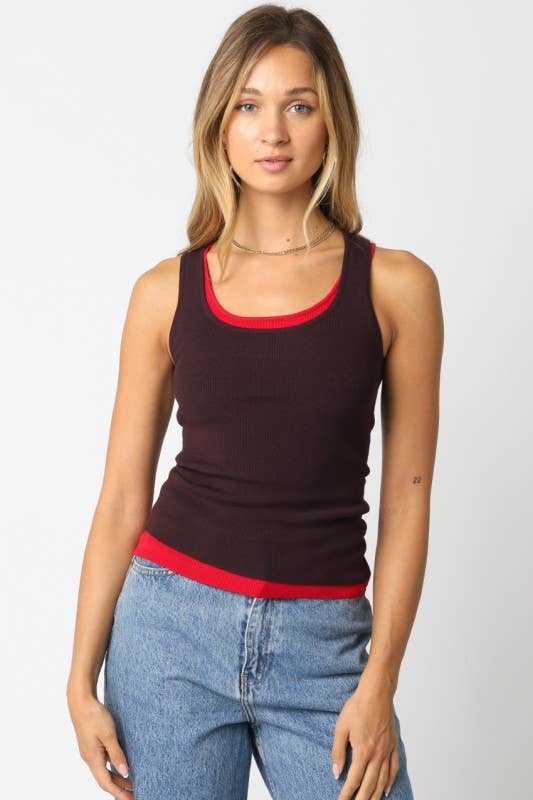 Jordyn Layered Scoop Neck Tank