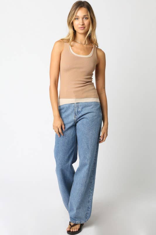 Jordyn Layered Scoop Neck Tank