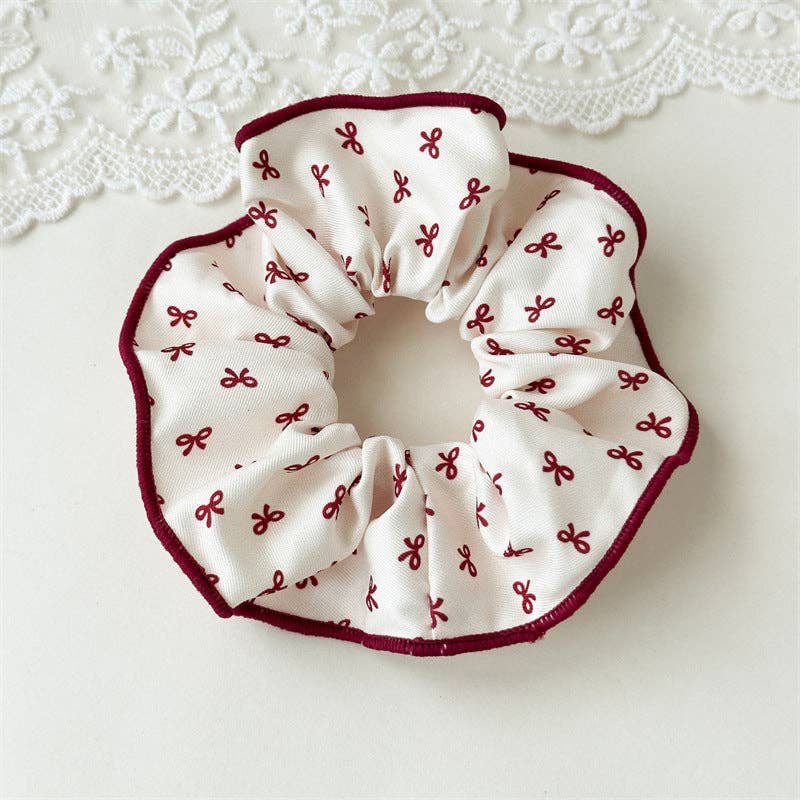 Cute Plaid Polka Dot Stretchy Hair Scrunchie 8BW6HSR60T
