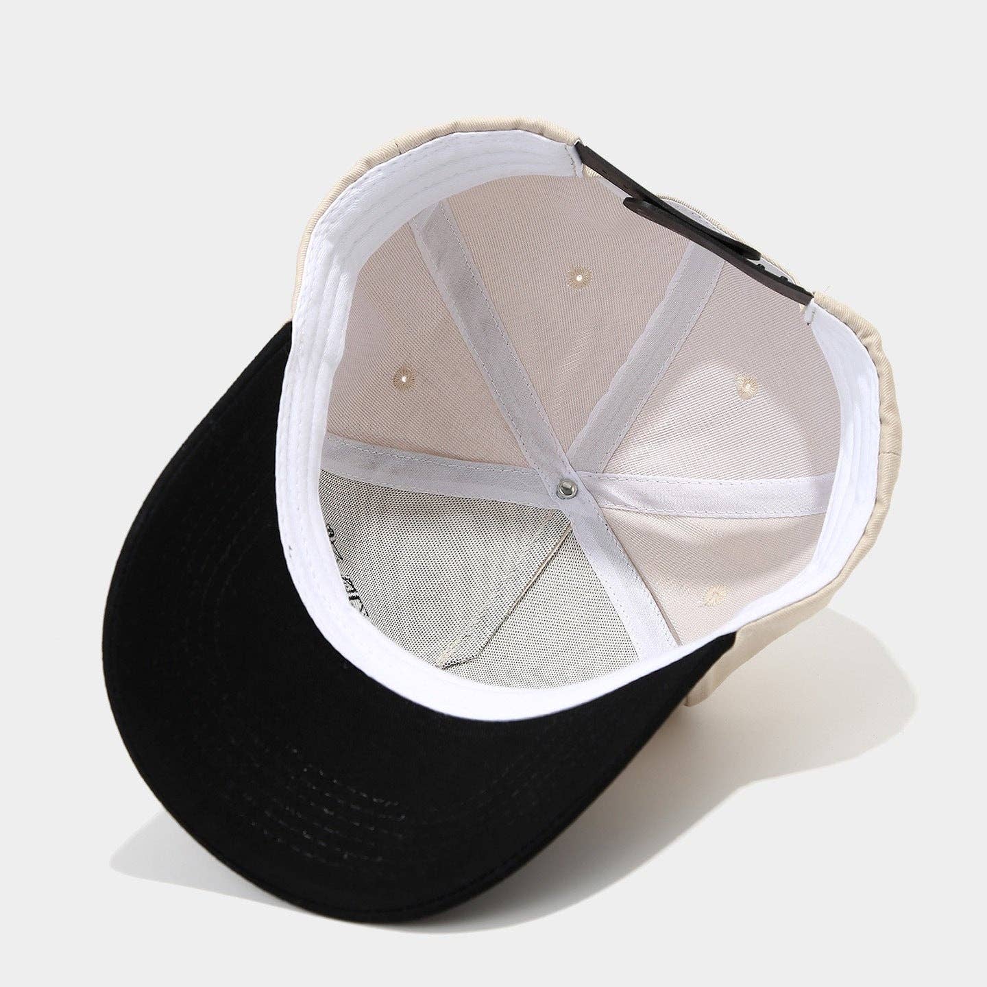 Color Contrast Letter Embroidery Adjustable Baseball Cap 8BK6HAT93