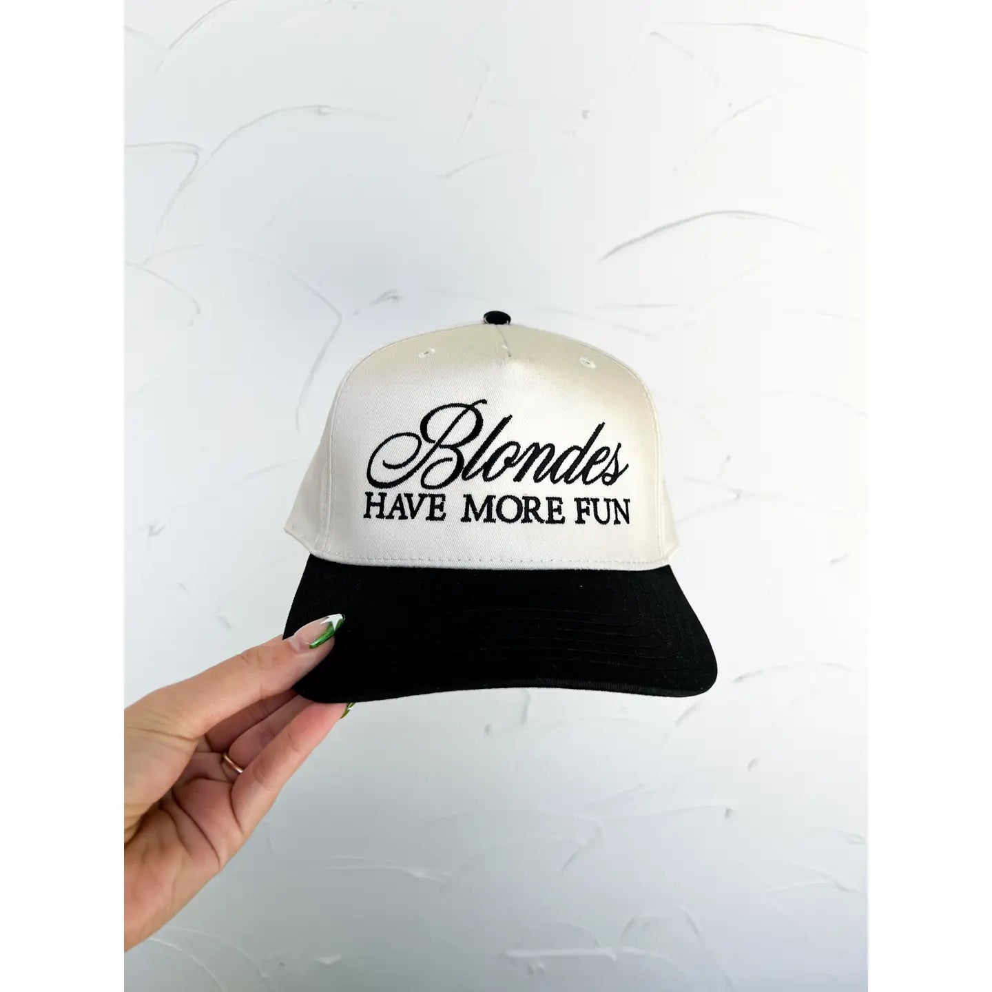 BLONDES HAVE MORE FUN TRUCKER HAT