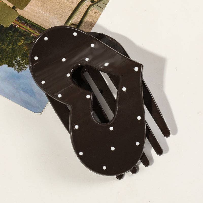 Simple Polka Dots Hair Claw Clip DP25H767