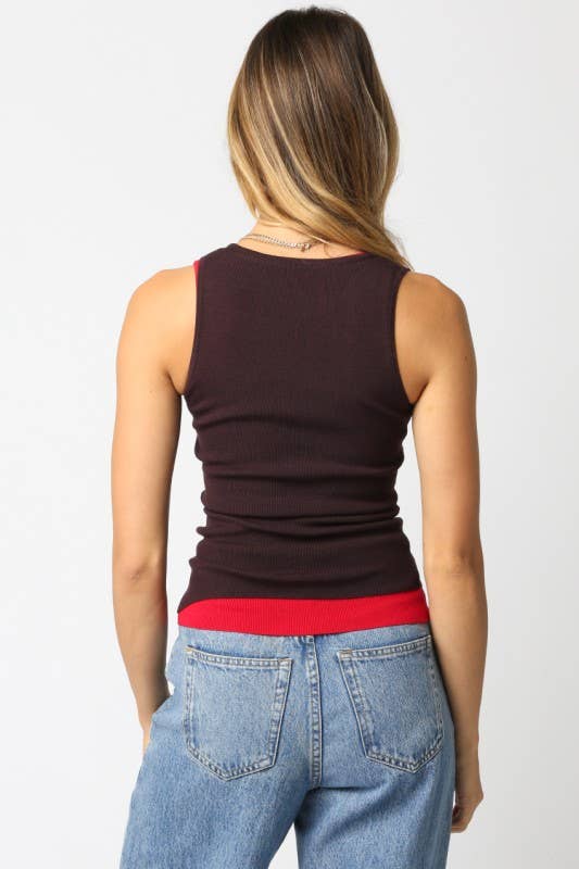 Jordyn Layered Scoop Neck Tank