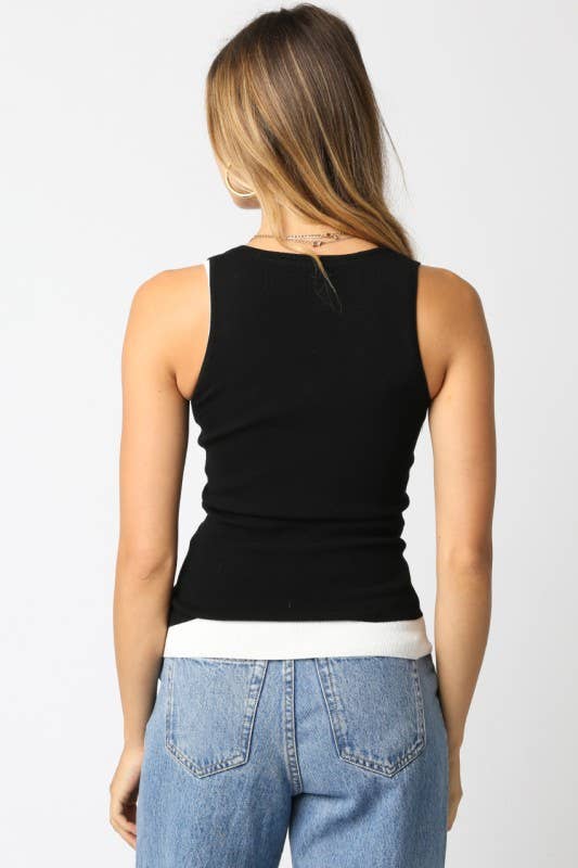 Jordyn Layered Scoop Neck Tank