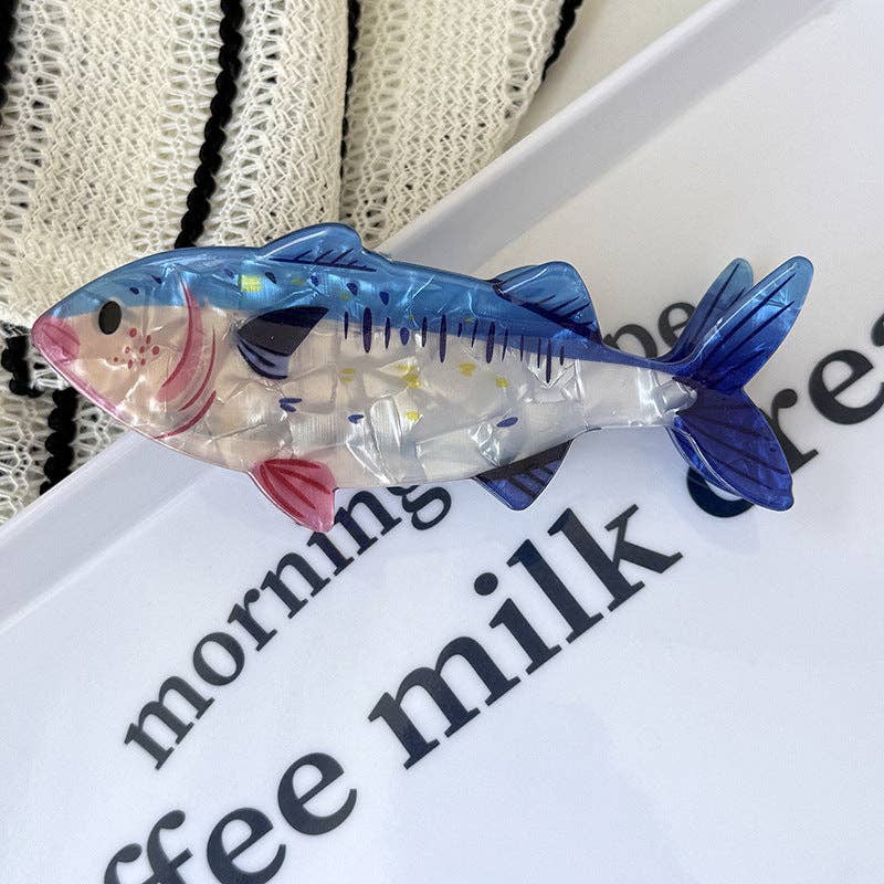 Stylish Iridescent Pilchard Shape Hair Slip MK2PPIM6W6HCP163